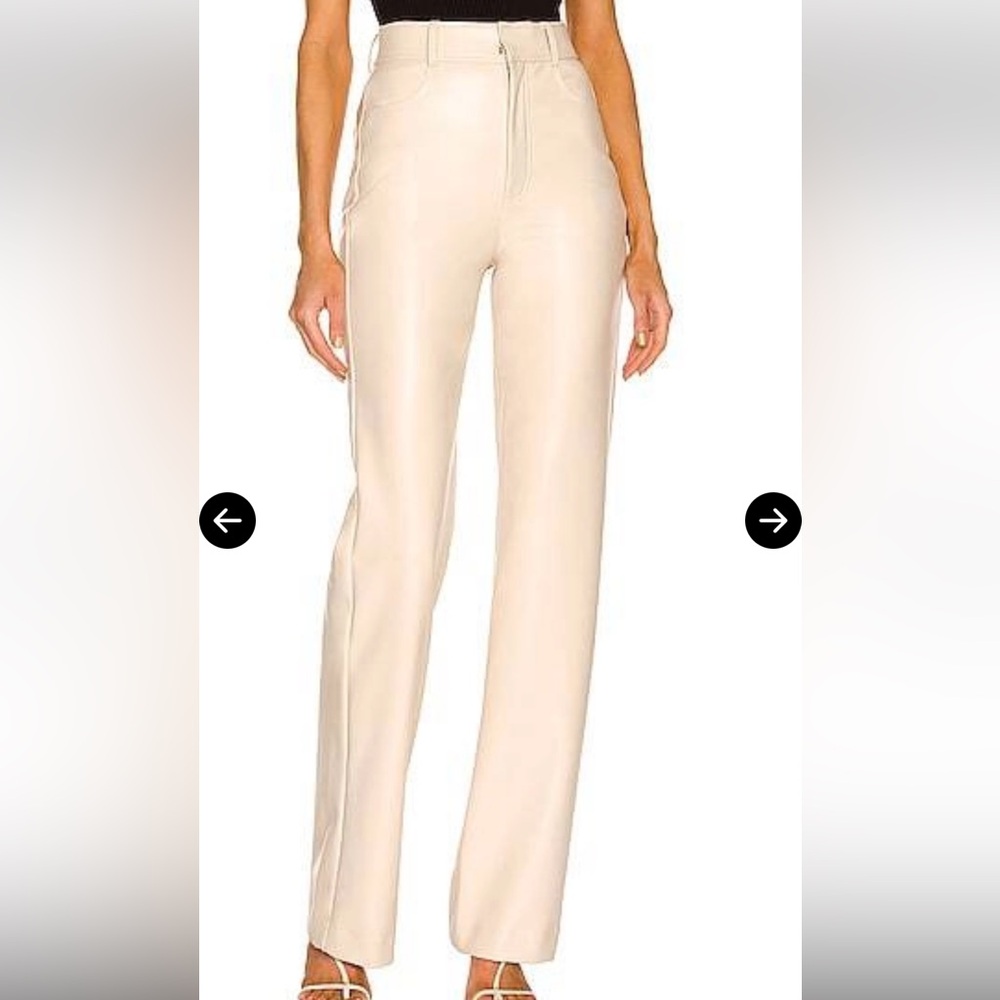 NWT A.L.C. Christopher Faux Leather Leg Pants Size 2 - Picture 6 of 16